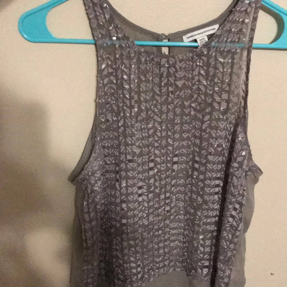 Sheer AE Chiffon Shirt